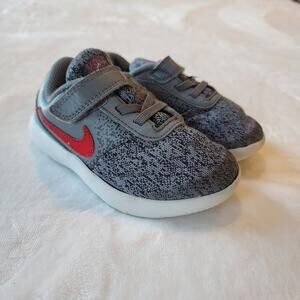 Nike Flex Contact Gray Toddler Sneakers Sz 10C